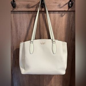 Kate Spade Monet Large Compartment Tote Shoulder Bag Purse in Crystal Blue